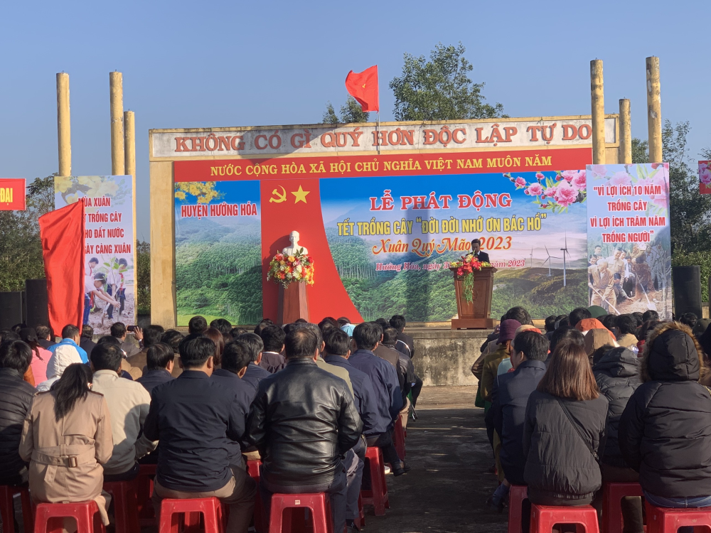 Huyện Hướng Hóa Lễ phát động tết trồng cây Xuân Quý Mão 2023
